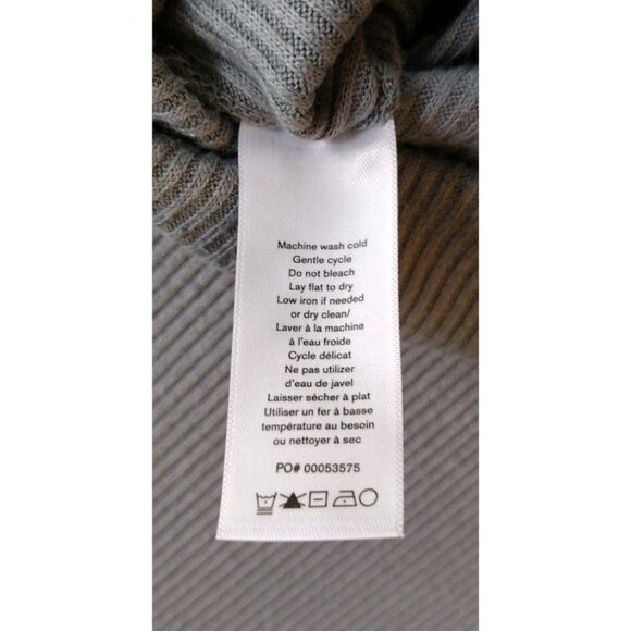 Rag And Bone Top Large Ribbed Long Sleeve Stretch - Picture 9 of 12